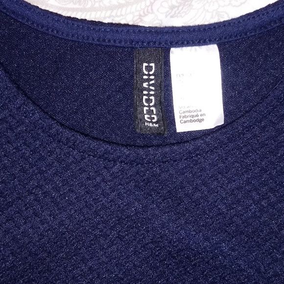 Dark Navy Ruffled Bodycon Dress - Picture 2 of 8